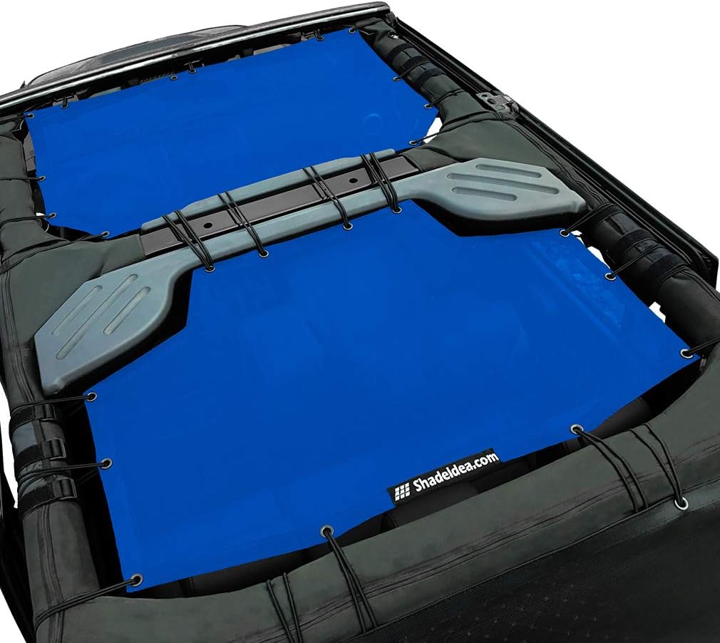 JKU 4 Door Front & Rear Black Mesh Sun Shade Z15961