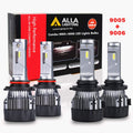 9005 9006 LED Bulbs Combo 6000K ~ 6500K Xenon White (4 Packs, 2 Sets) P252