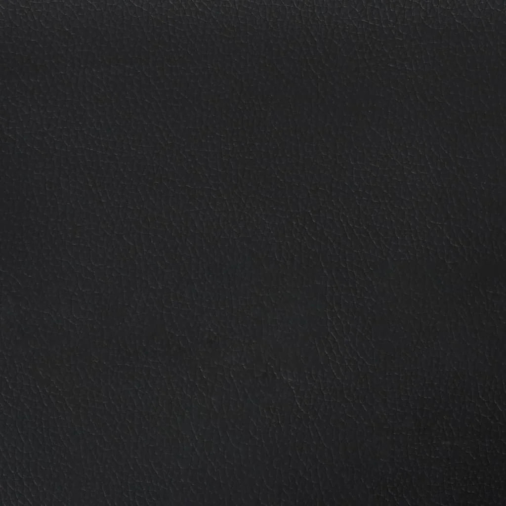 Black Faux Leather 2-Seater Sofa T81014