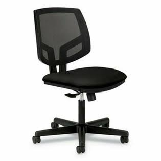 Black Fabric Mesh Back Task Chair C9683