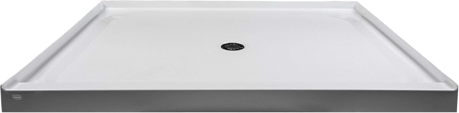 60" X 42" Rectangular Shower Pan with Center Drain E840264