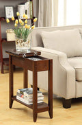 Espresso Finish Flip Top End Table W622695