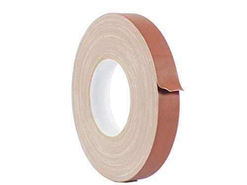 Brown Low Gloss Gaffer Tape - 1 in. x 60 Yards (Pack of 48) C3281