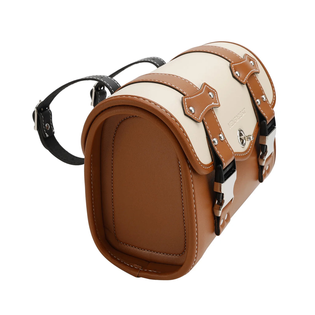 Brown Side Saddlebag Tool Bag Luggage Pouch Storage V2041