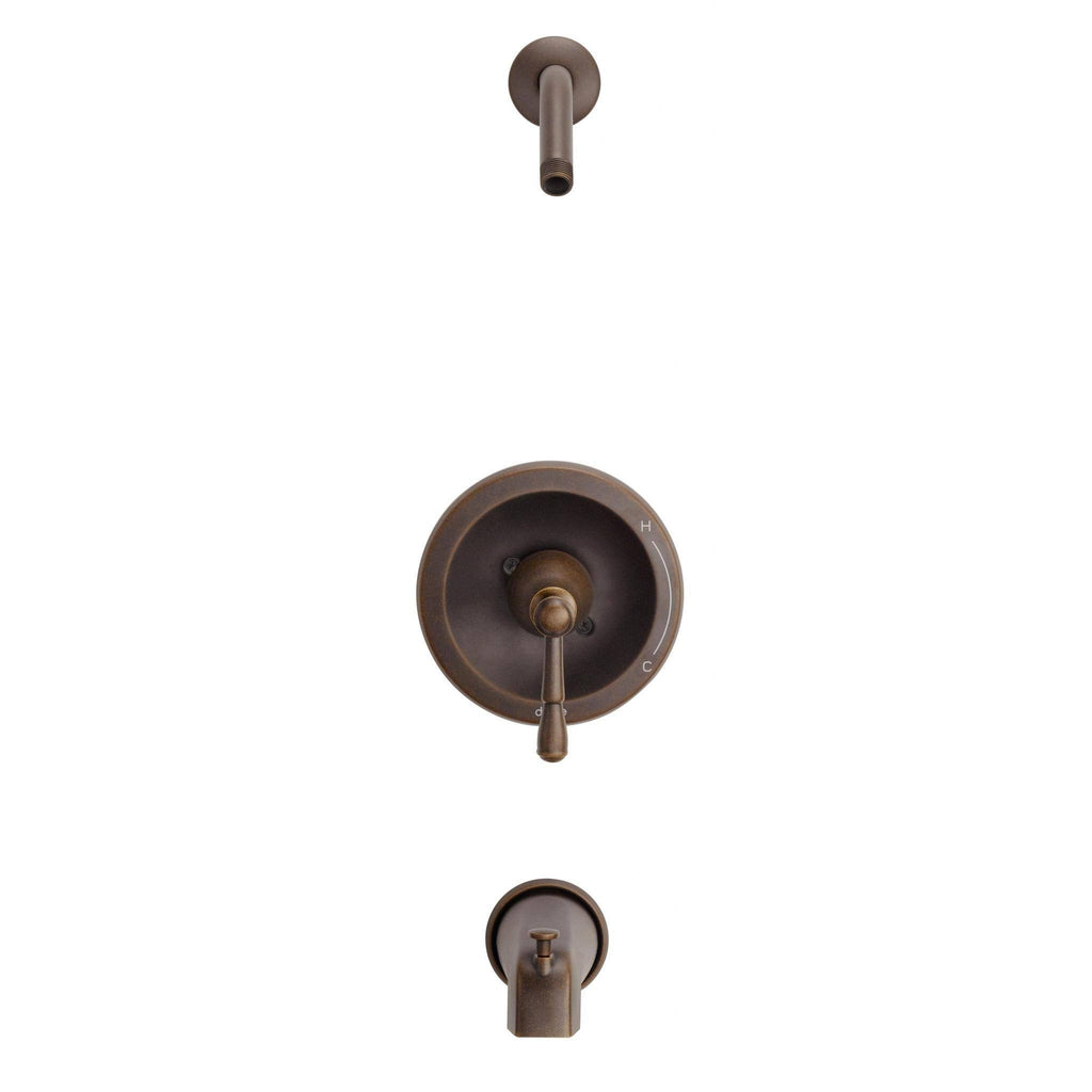 Tub & Shower Trim Kit - Tumbled Bronze D1250