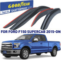 Shatterproof Tape-on Window Deflectors for Trucks, 4 pcs J5628