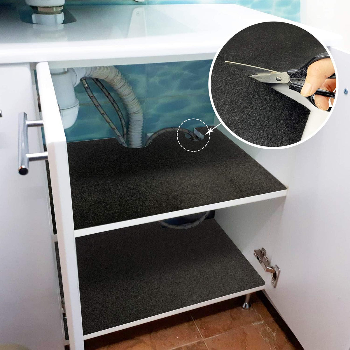 Waterproof Under The Sink Mat 36 x 36 Inches L7198