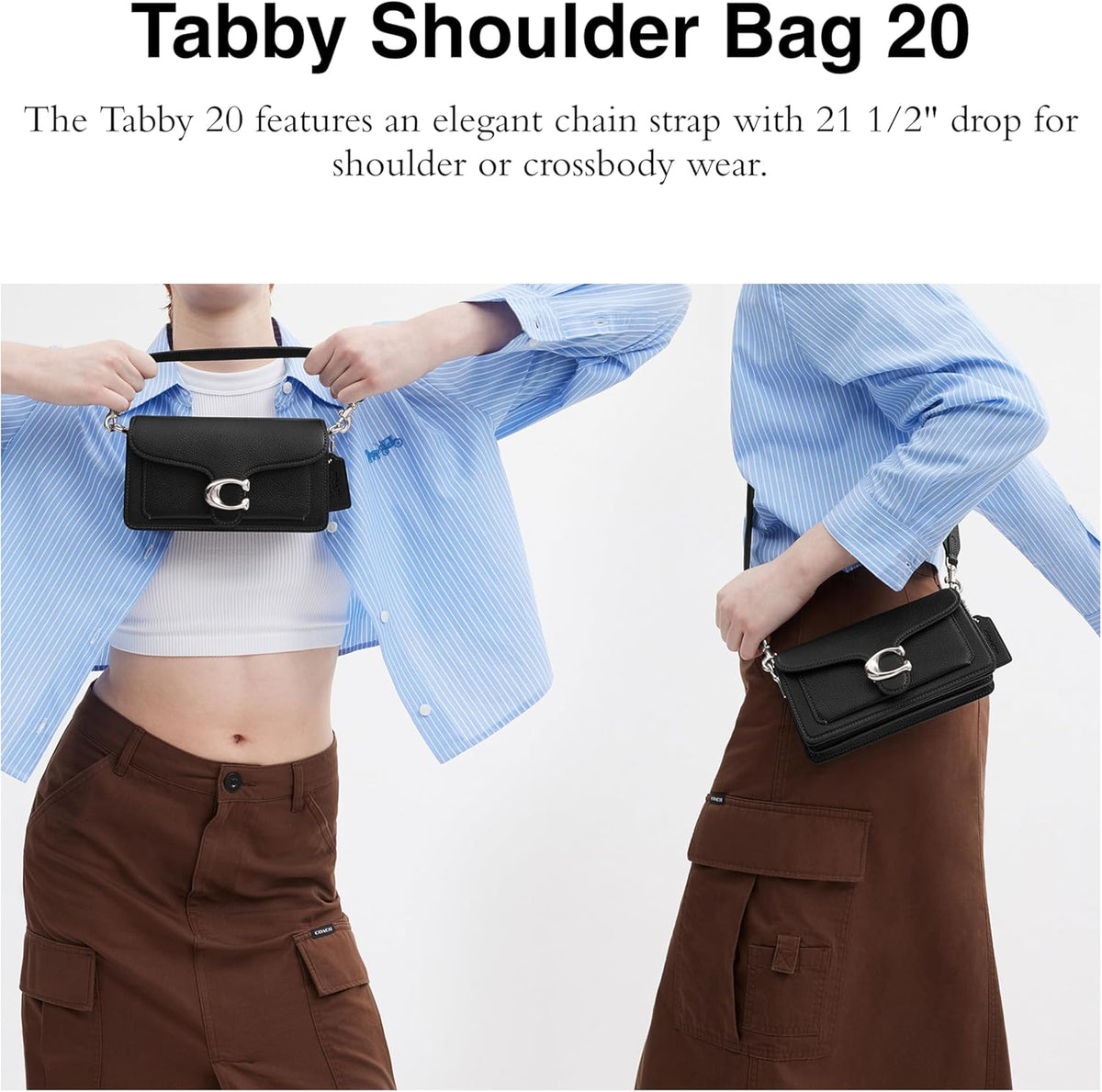 Black Shoulder Bag 20 F8354
