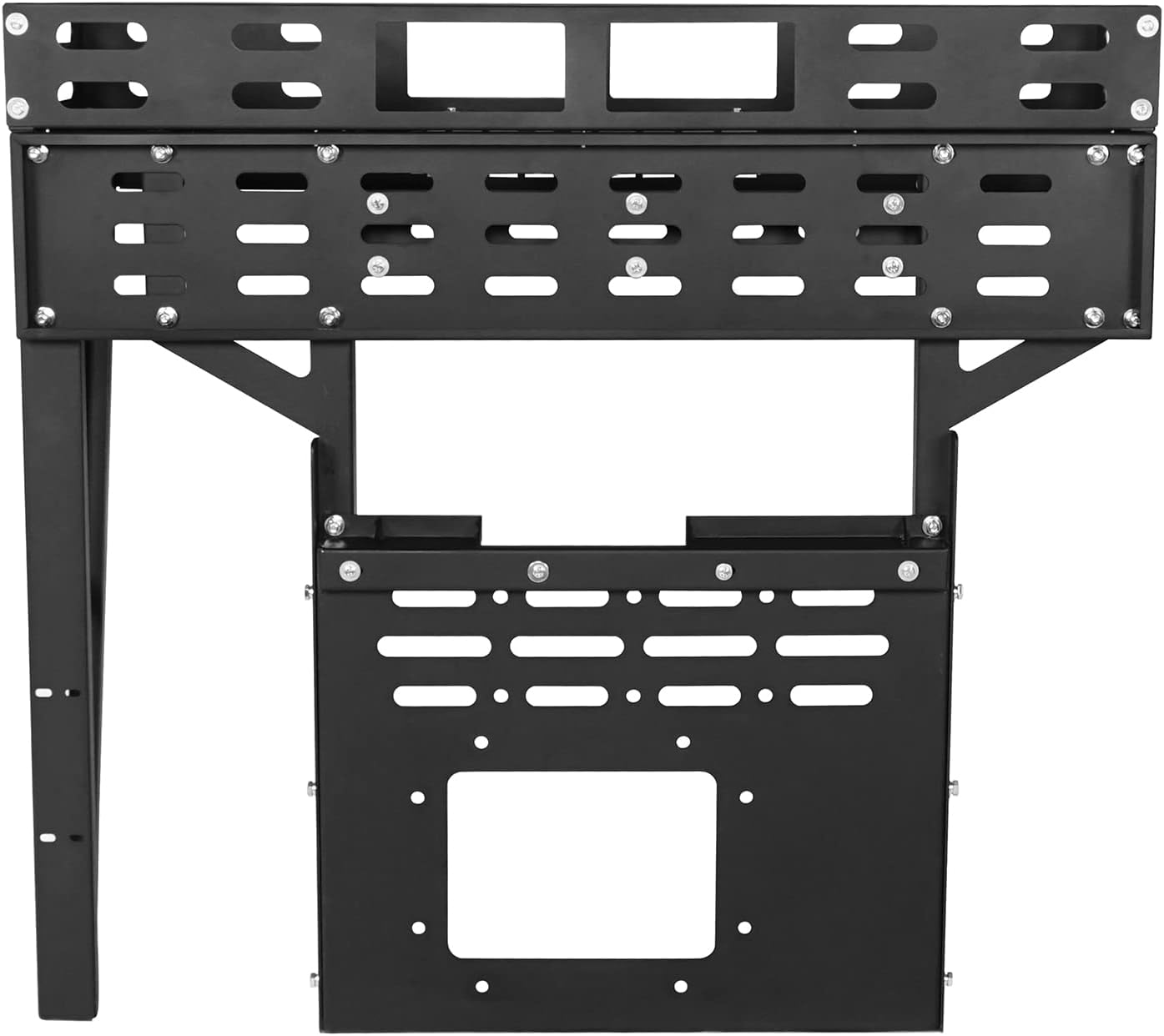 Tailgate Basket Rear Cargo Rack System with Reinforced Tailgate Hinge Kit R9929
