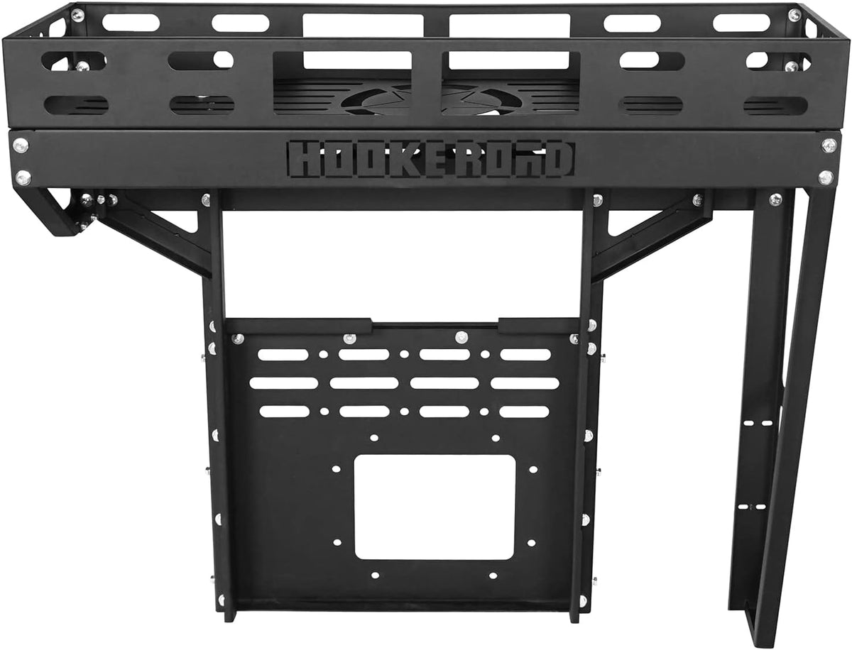 Tailgate Basket Rear Cargo Rack System with Reinforced Tailgate Hinge Kit R9929