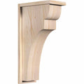 Yorktown Smooth Corbel with Backplate, Douglas Fir Q17352