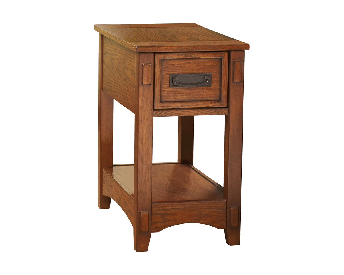 Brown Chairside End Table X2415