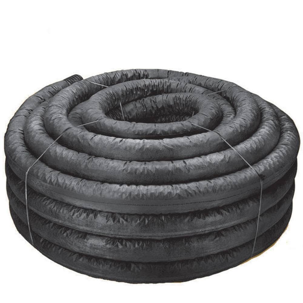 Perforated Single Wall Pipe, 100 ft L O101250