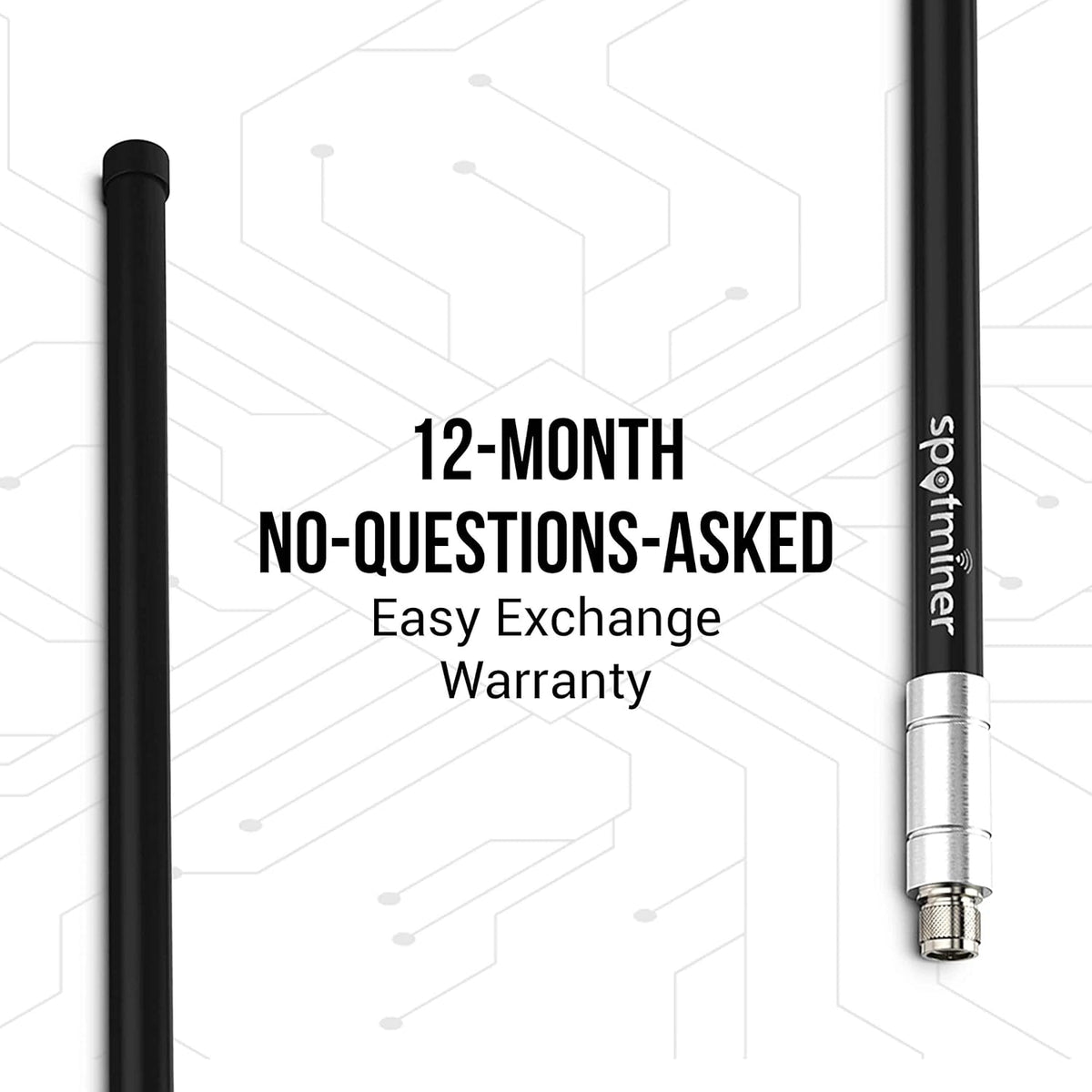 Pack of 2 Low Loss 400 Coaxial Cable 5.8 DBI Antenna Crypto Mining Accessories R5741