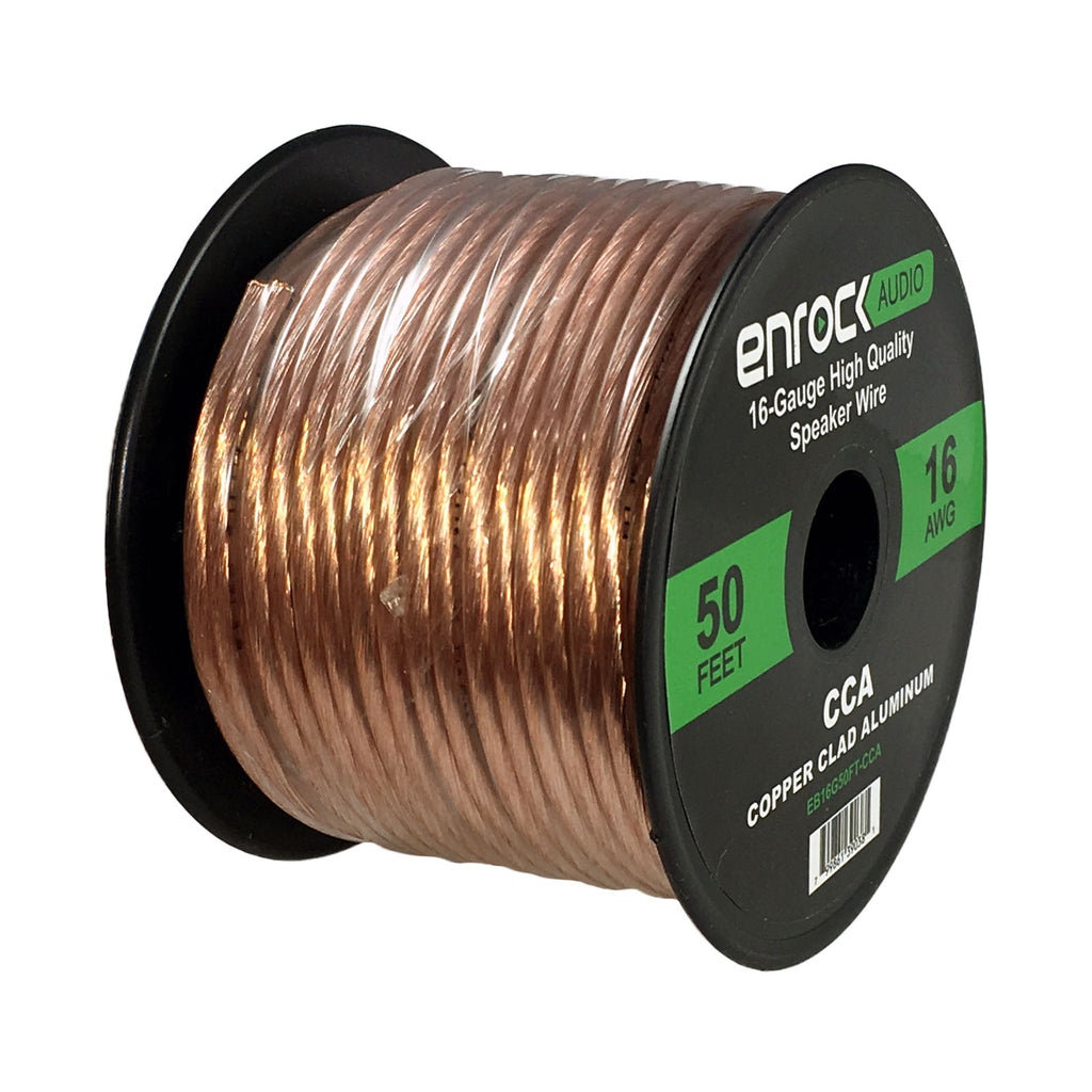 4 x 3-1/2-Inch 30W 2-Way Coax Speakers with 50 Foot Speaker Wire D145129