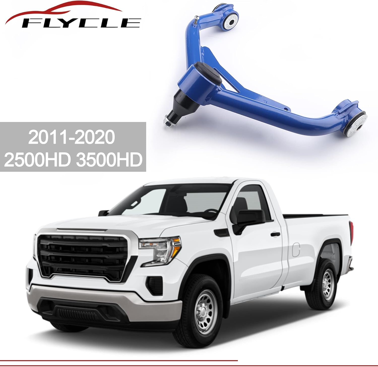 Forged Front Upper Control Arms 2-4" Lift 2 PCS Blue Tubular Suspension Adjustable G113