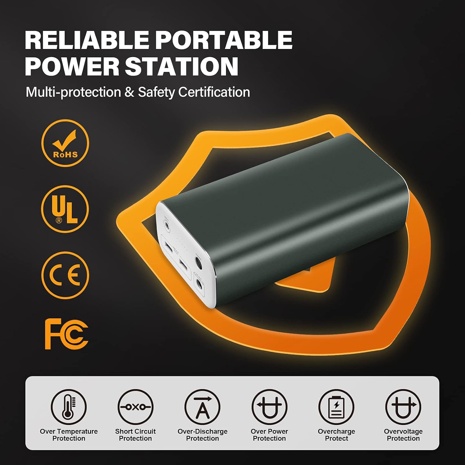 216Wh Portable Power Station with DC Output and USB Output L286