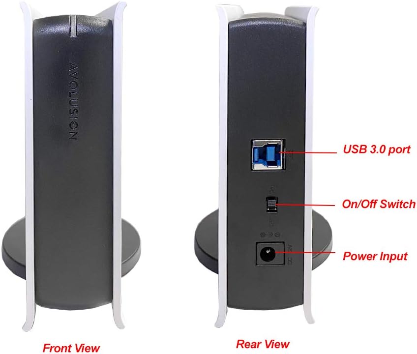 4TB USB 3.0 External Hard Drive White Pack of 2 N7683