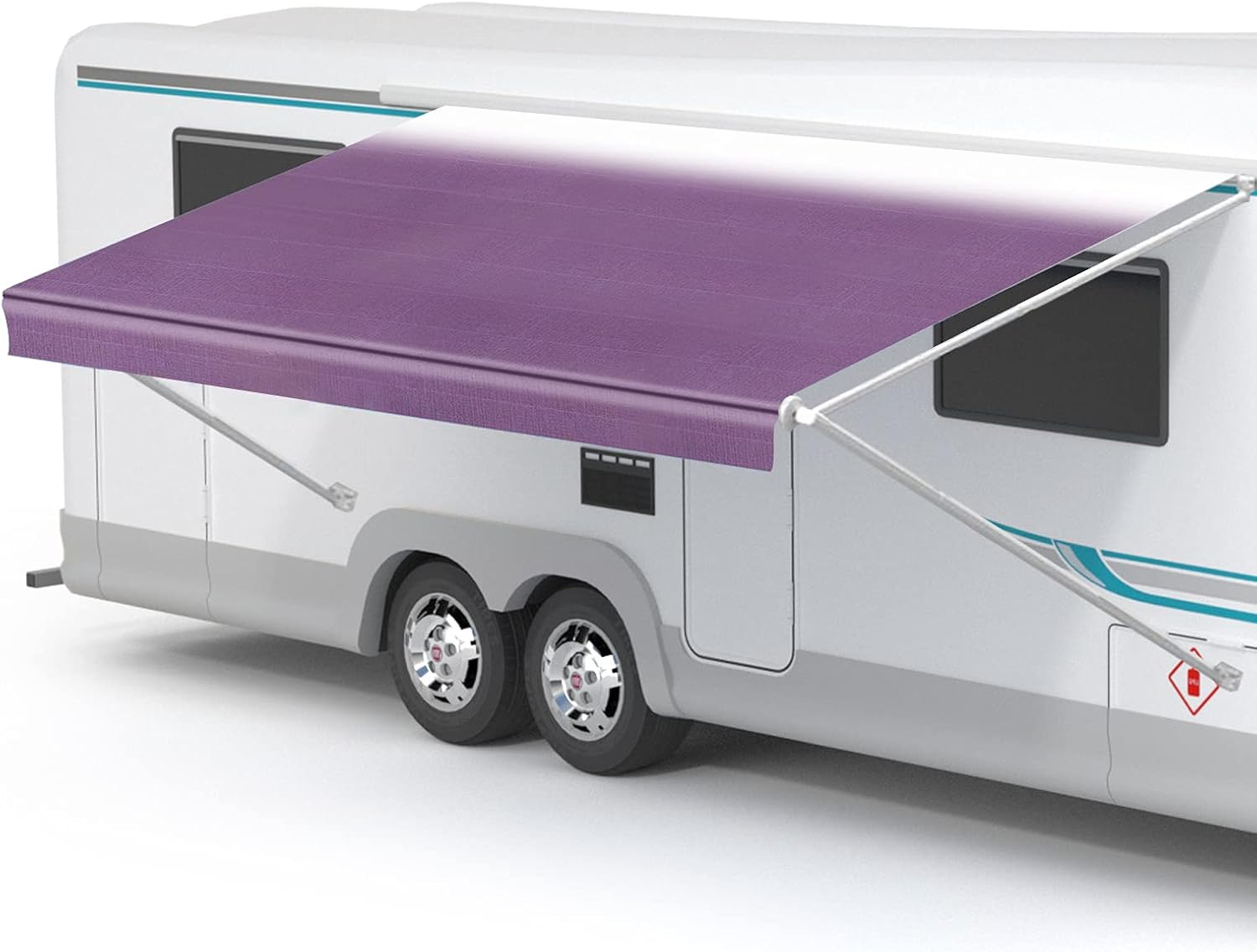 Waterproof Vinyl RV Awning Fabric Replacement - 18' U84800