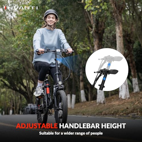 20" Step-Thru Fat Tire Electric Bike with Rear Rack, 7-Speed, Front Suspension G566449