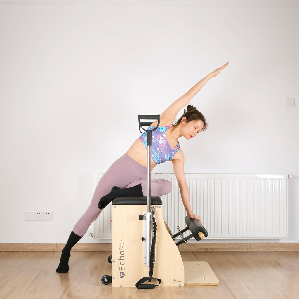 Split-Pedal Stability Pilates Chair with Handles O7597