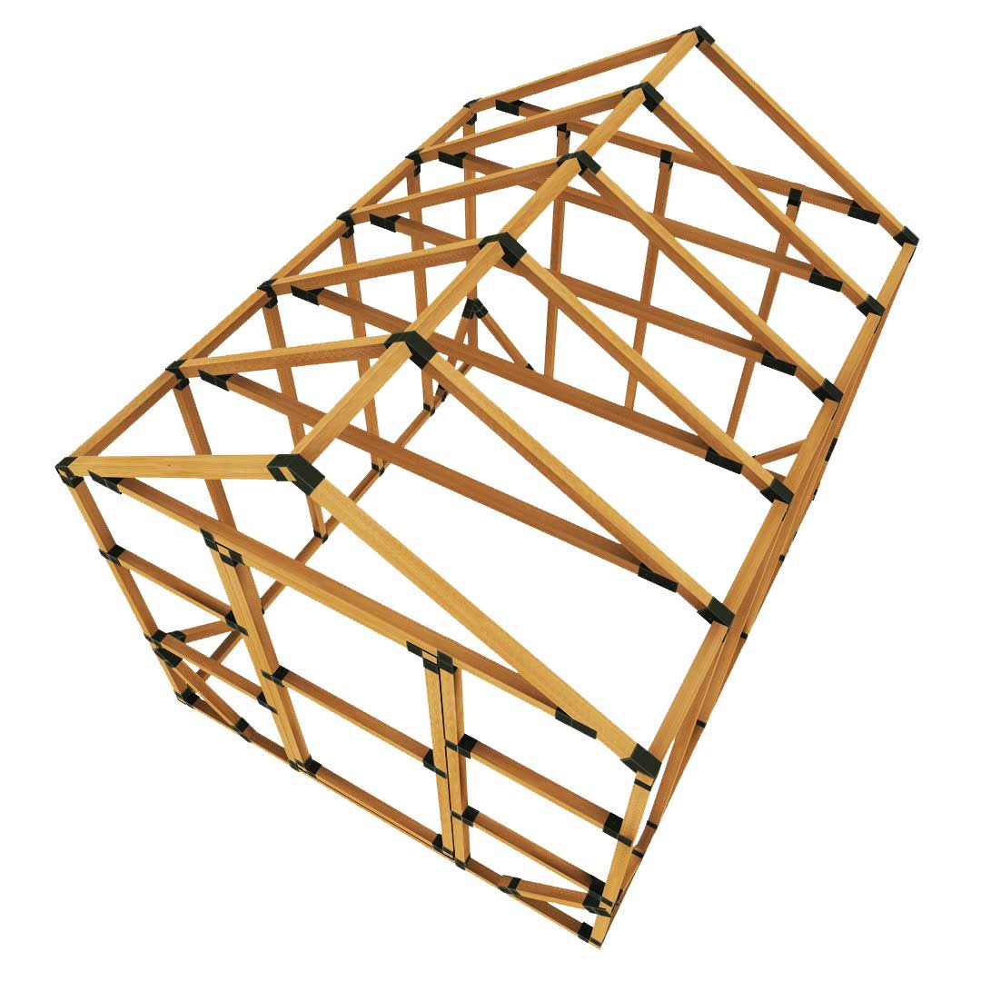 8 ft. W x 10 ft. D Greenhouse Kit U829788