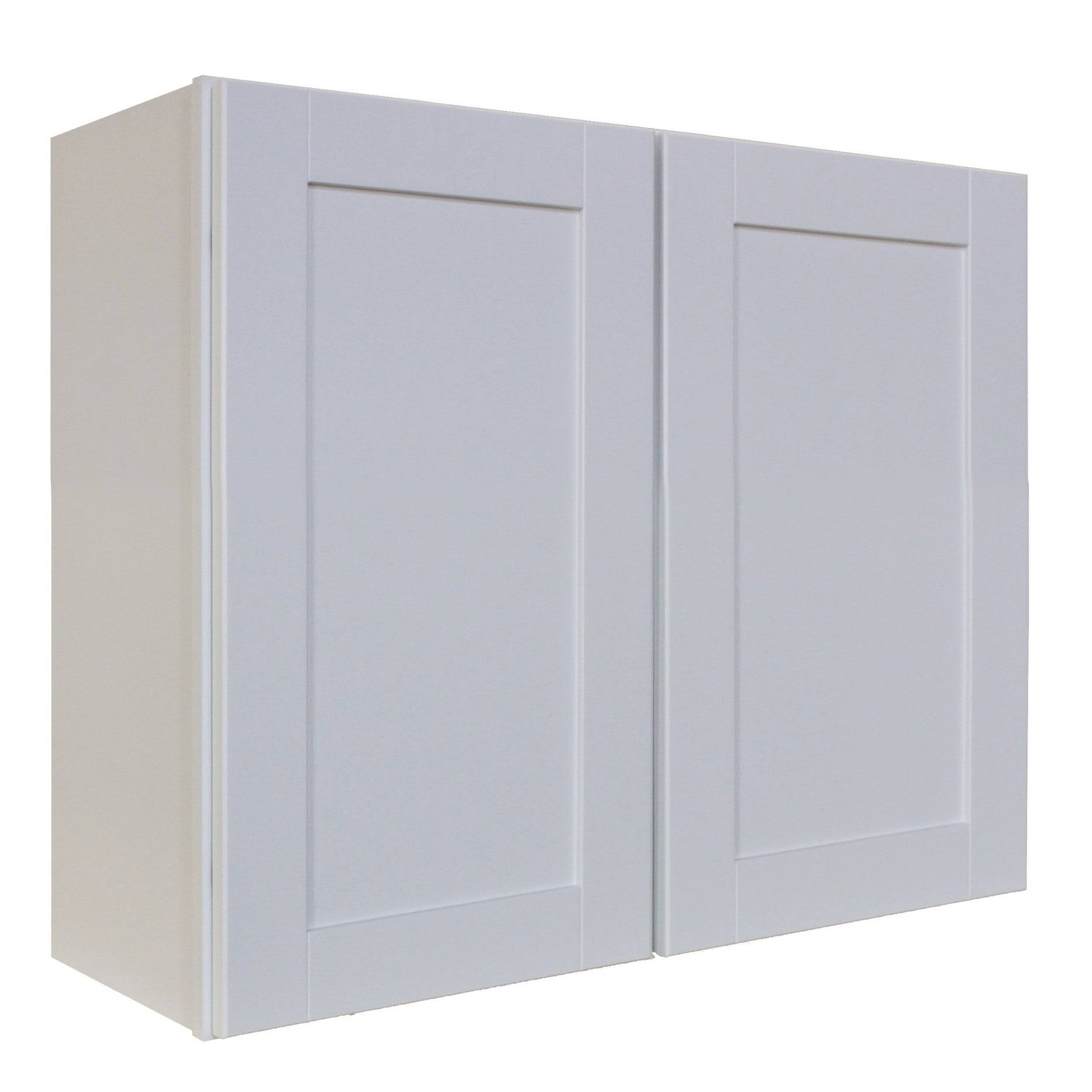 White Double Door Wall Cabinet Y82193
