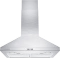 30 inch Stainless Steel Smart Range Hood with Voice Control U65389