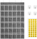 36 Clear Pocket Chart with 36 Number Sticker N8179