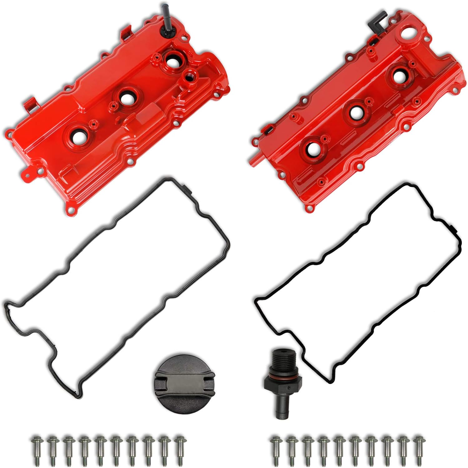 Red Aluminum Valve Covers for VQ35DE 3.5L V693
