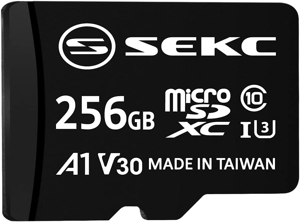 512GB microSDXC Memory Card with SD Adapter UHS-I U3 A1 V30 Pack of 2 F33306