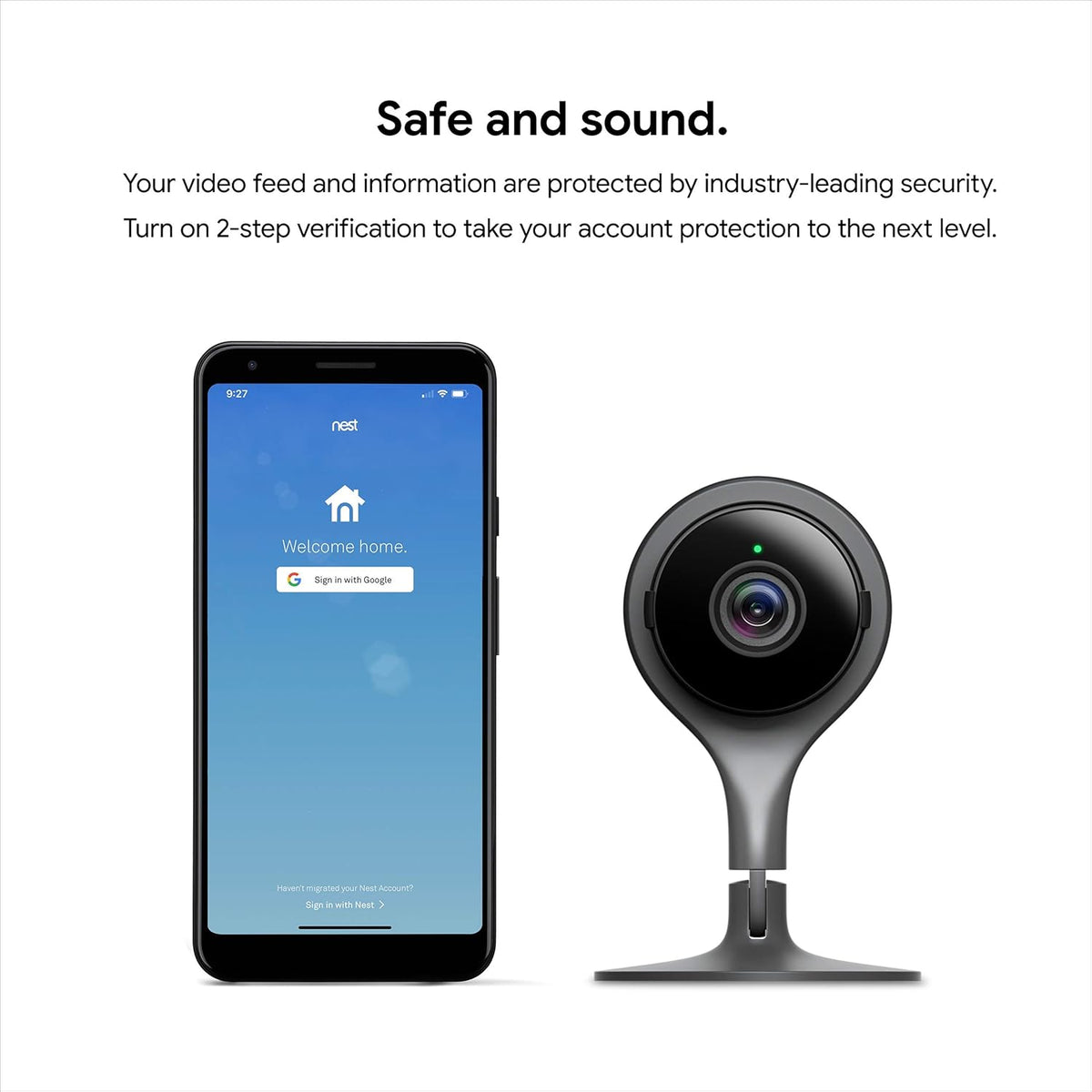 Google Nest Cam Indoor 3 Pack Wired Indoor Camera with Night Vision P677