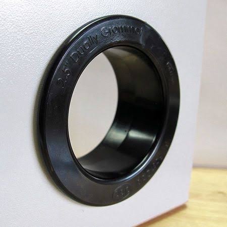 100pc Dual Sided Grommet, 2.5In, White L674