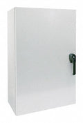 12 inH x 12 inW x 6 in Metallic Enclosure, Gray P863652