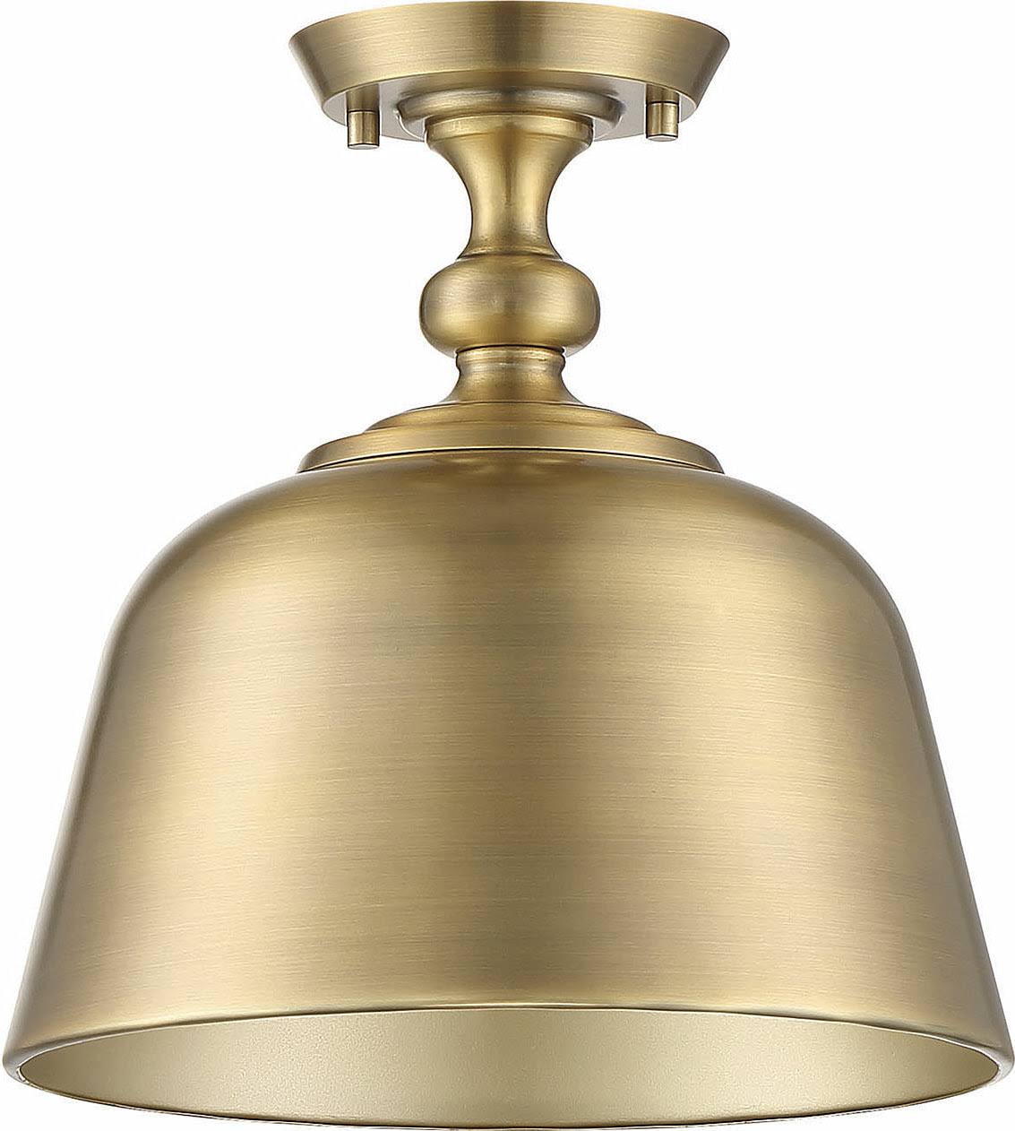Warm Brass Semi-Flush Light V113861
