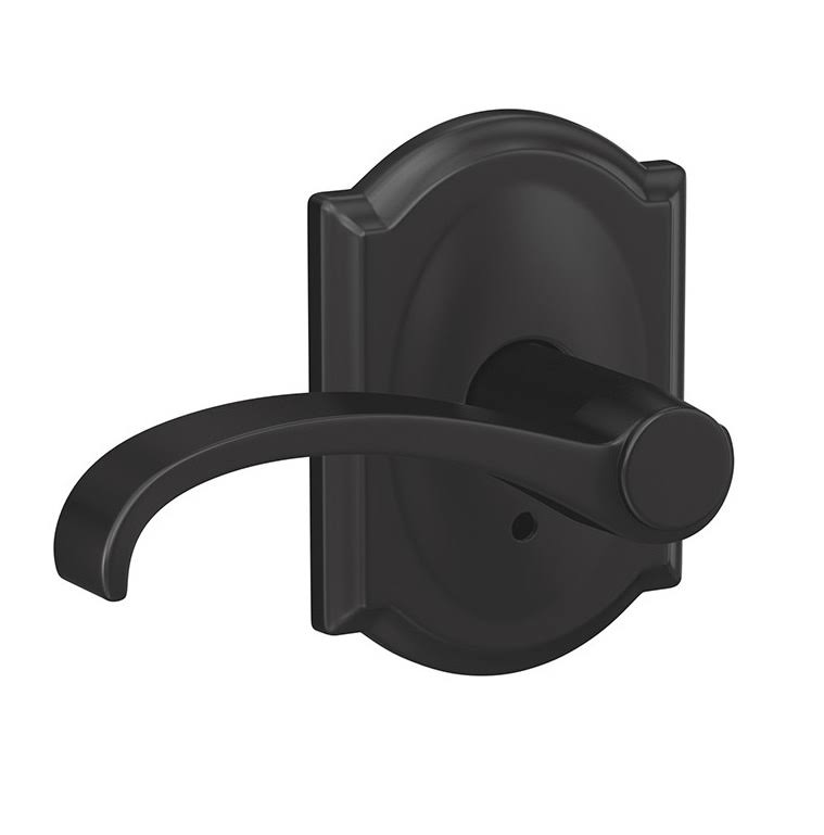 Black Non-Turning Lever with Camelot Trim W645765