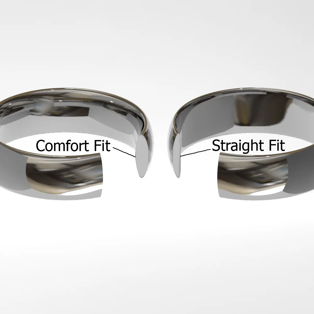 Black Tungsten Carbide 10MM Flat Comfort Fit Mens Wedding Band Ring M802