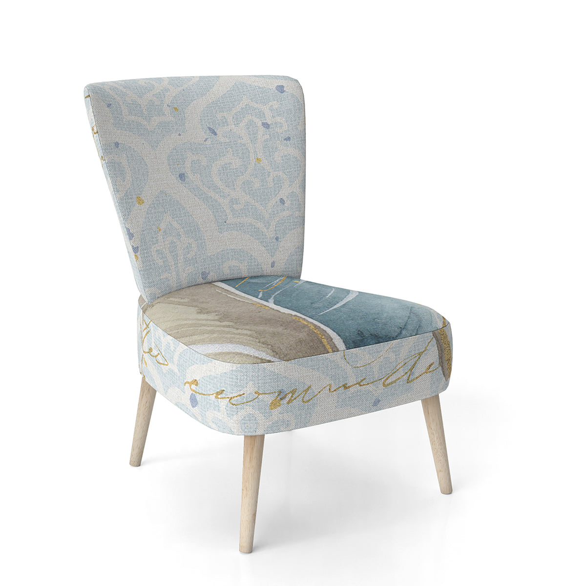 Upholstered Traditional Accent Chair S8741