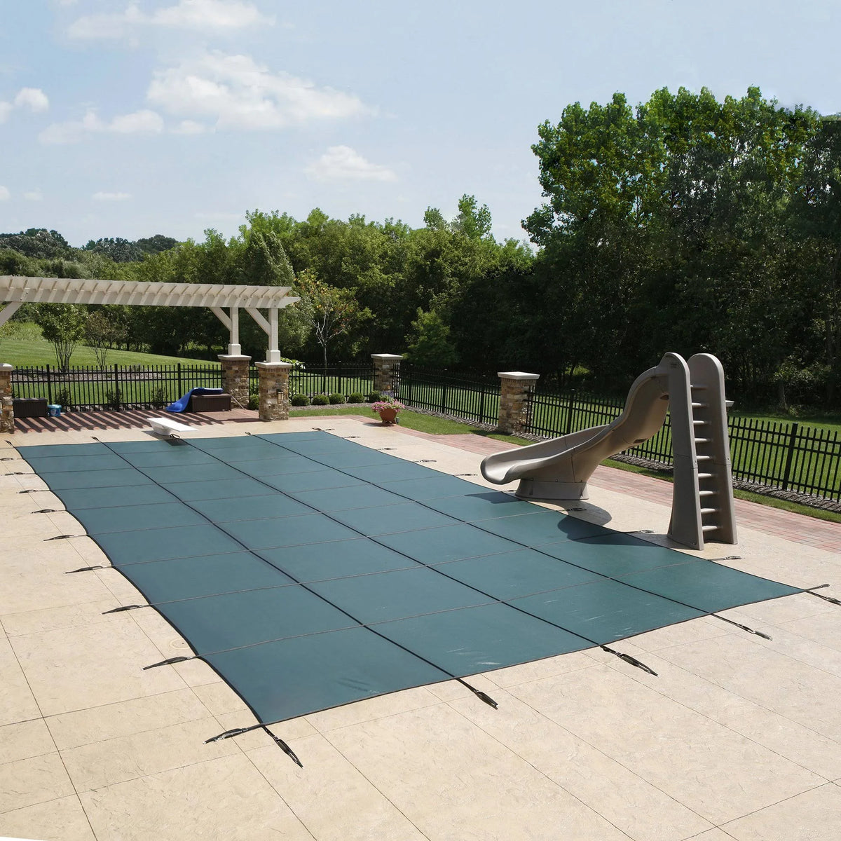 12 Year Mesh Safety Cover - Blue F343