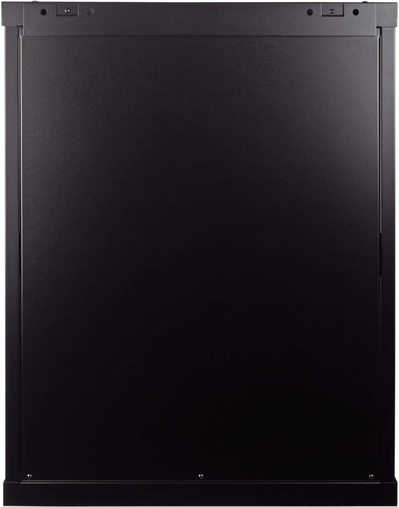 15U Wallmount IT Cabinet Enclosure 19-Inch Server Network Rack with Locking Perforated Door Black B6841