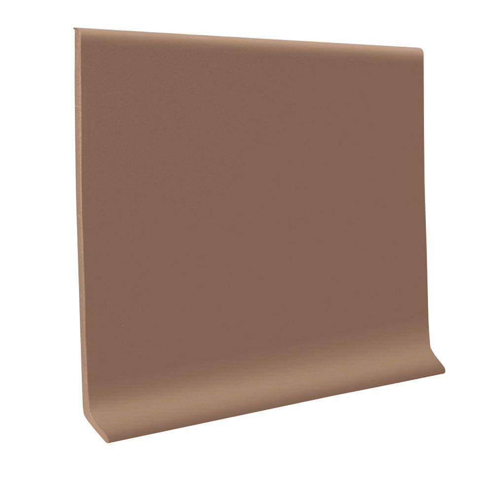 Brown Vinyl Wall Cove Base 30-Pieces Z587500