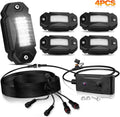 4Pods LED Rock Lights Kit with Switch Wire Harness L612