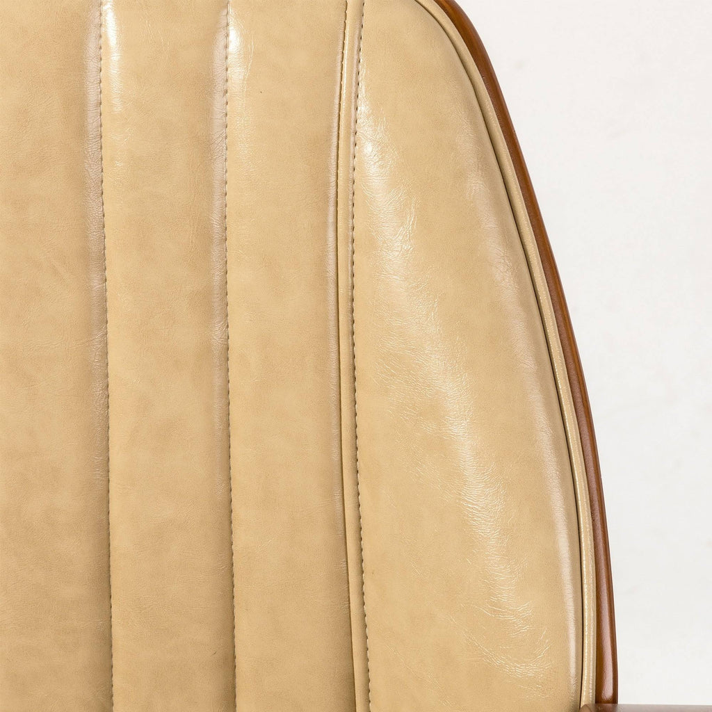 Cream Adjustable Swivel Desk Chair P370453