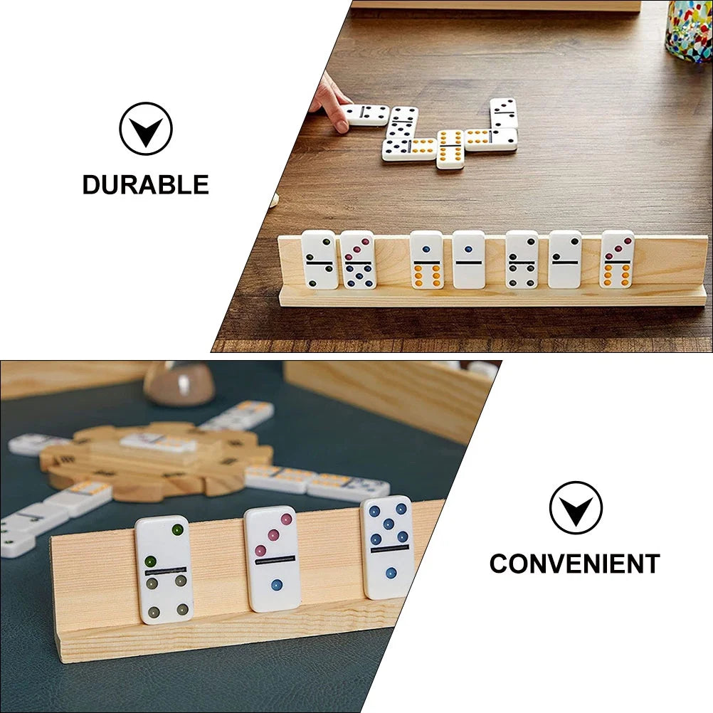 6Pcs Wooden Domino Holders O304