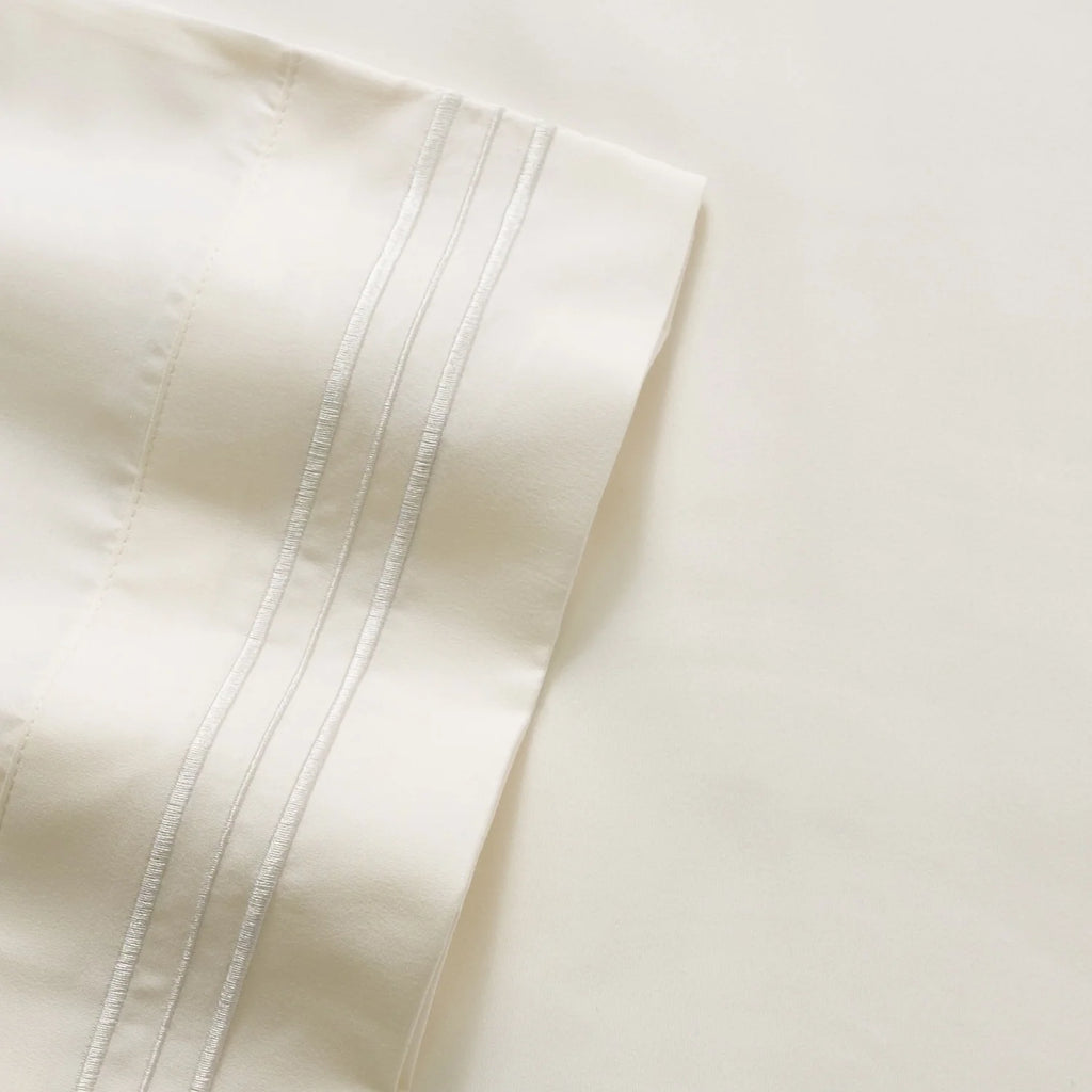 4 Piece King Bed Sheet Set - Ivory U737425
