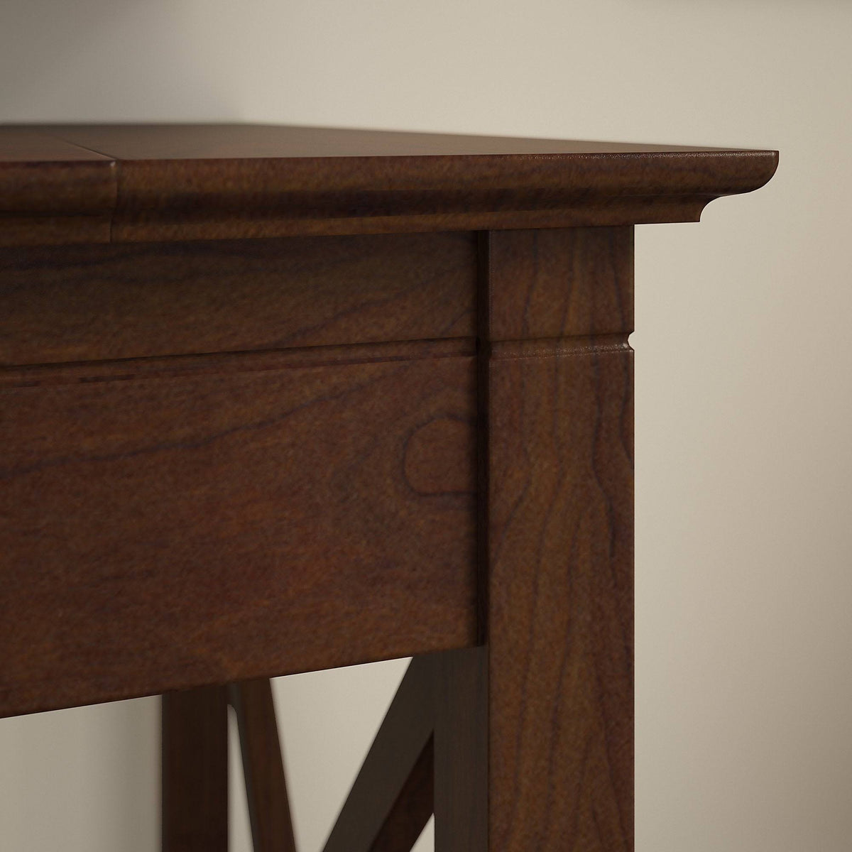60-Inch L-Desk with File Cabinet and Bookcase W540
