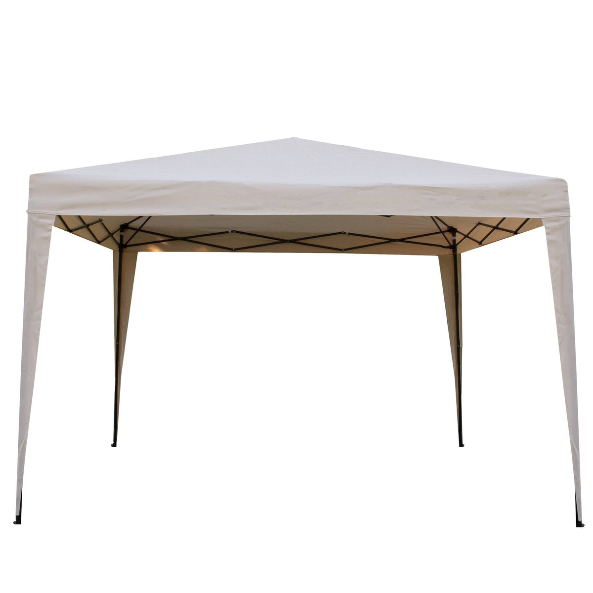 Beige Pop-Up Outdoor Canopy Gazebo T423464