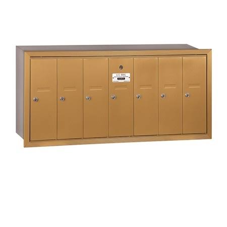 Aluminum Vertical Mailbox 7 Doors H34733