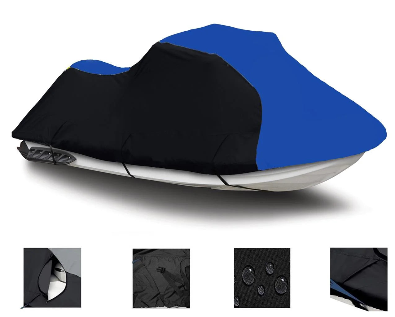 Heavy-Duty Jet Ski Trailerable Cover 1-2 Seater L435732