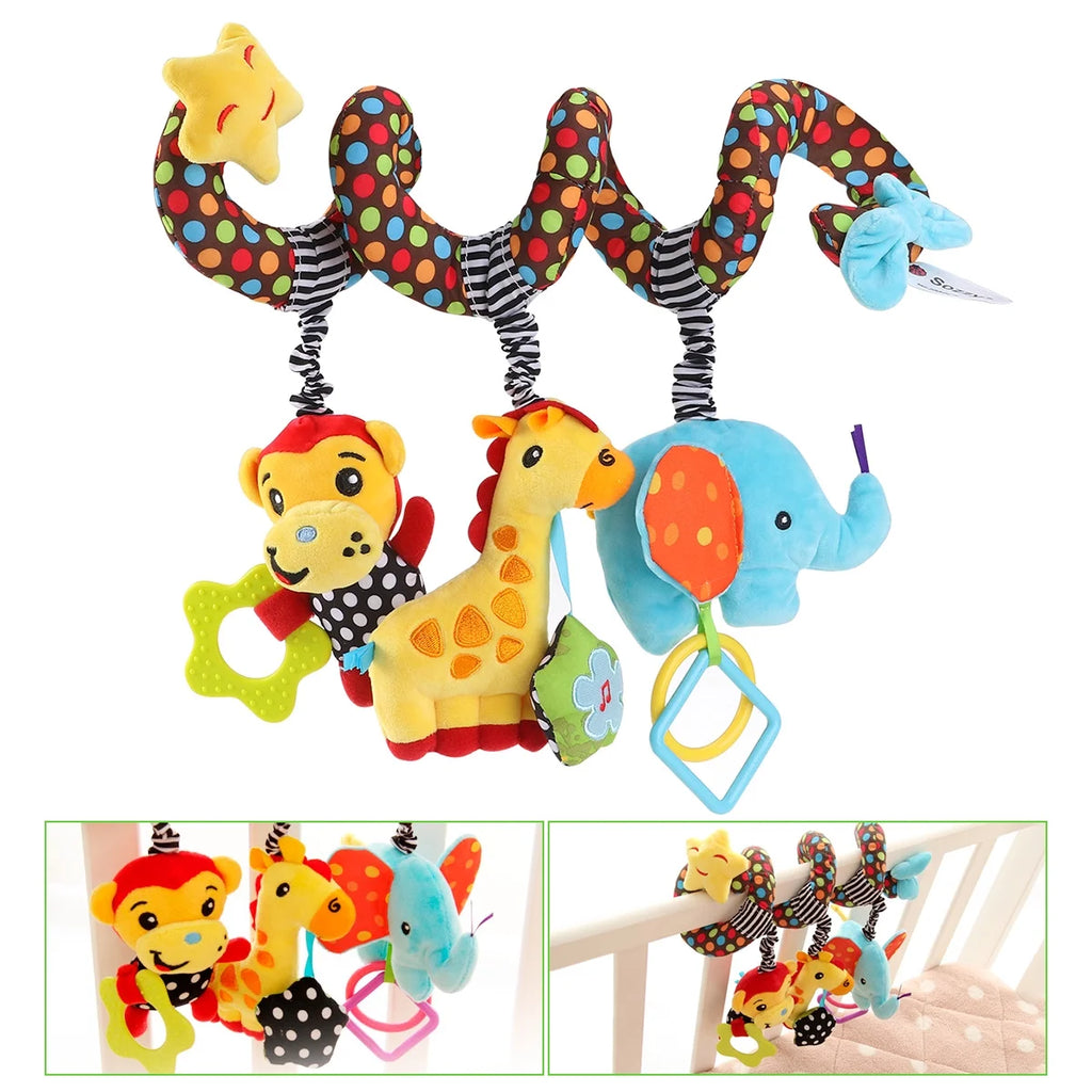 Infant Baby Activity Spiral Plush Toys Q36238